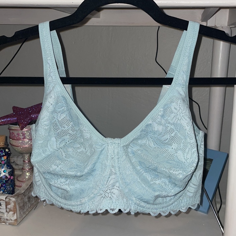 36 DDD (E) BRAND NEW blue Wacoal Soft Sense Convertible Underwire bra